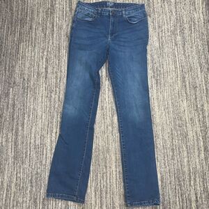 Lazer Men's Size 34x34 Blue Straight‎ Leg Jeans Stretch